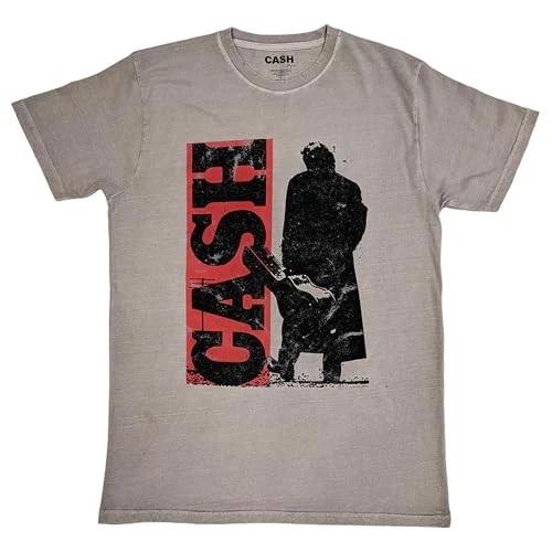 Johnny Cash Bold Silhouette T Shirt XXL S