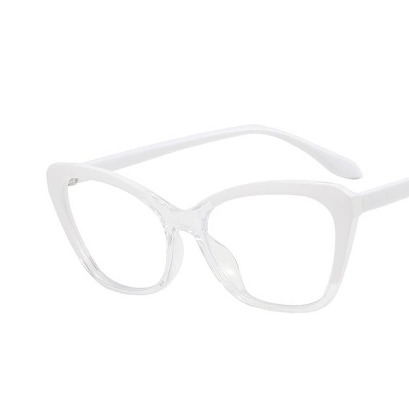 Fashionable Eyeglasses Frames With European And American Colorful Cat Eye Design Degree -0.5 -1.0 -2.0 -3.0 -4.0 To -6.0