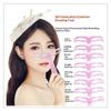 8 Styles Eyebrow Stencil Kit Reusable Design Eyebrow Shaping Template Tool Eyebrow Grooming Card For Beginners Makeup