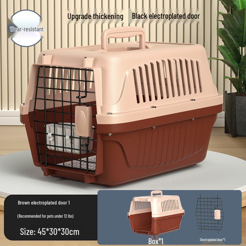 Portable Pet Airline Carrier: Space Capsule Cat Bag & Dog Cage for Small/Medium Pets