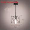 Chandelier Simple Fashion Retro Indoor Industrial Wind Bar Small Iron Lamps Cage