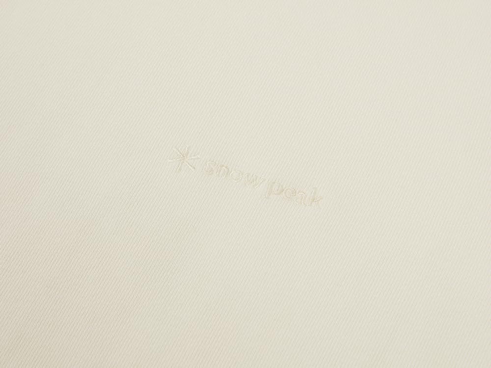 Snow Peak Land Sweatshirt Size S Women's GS-S25FWFHT61, Top, Sweatshirt, Men's/Women's, Cream,