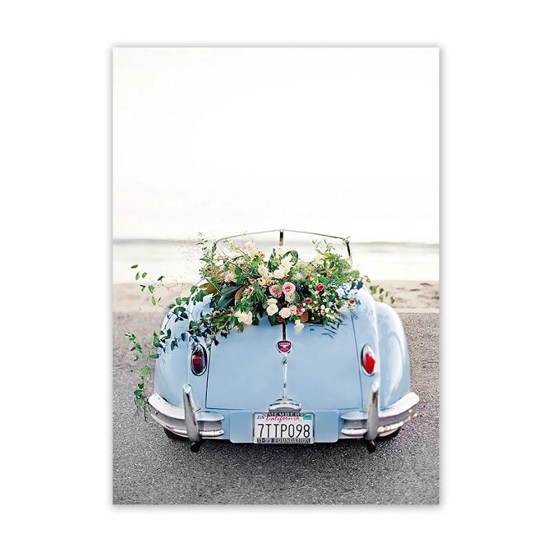 

Холст для рисования, Ретро автомобиль, Велосипед, Мотоцикл, Архитектура, Цветок, Скандинавский постер, Гостиная дома, Настенная картина для спальни 21x30cm No Framed