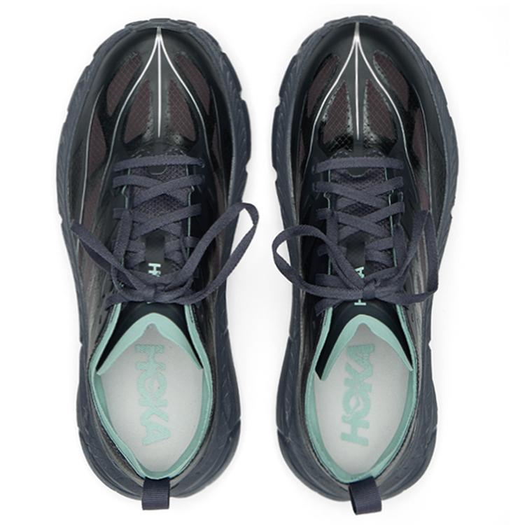 HOKA One One Mafate Speed 4 Versatile Comfortable Breathable Supportive Lightweight Running Shoes Unisex Sneakers Black Gray 1168450-CJD