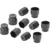 AC Service Port Caps, Universal Air Conditioning Service Cap ABS A/C Repair Refrigerant Charging Port Cover Auto Accessory (Pack of 10)