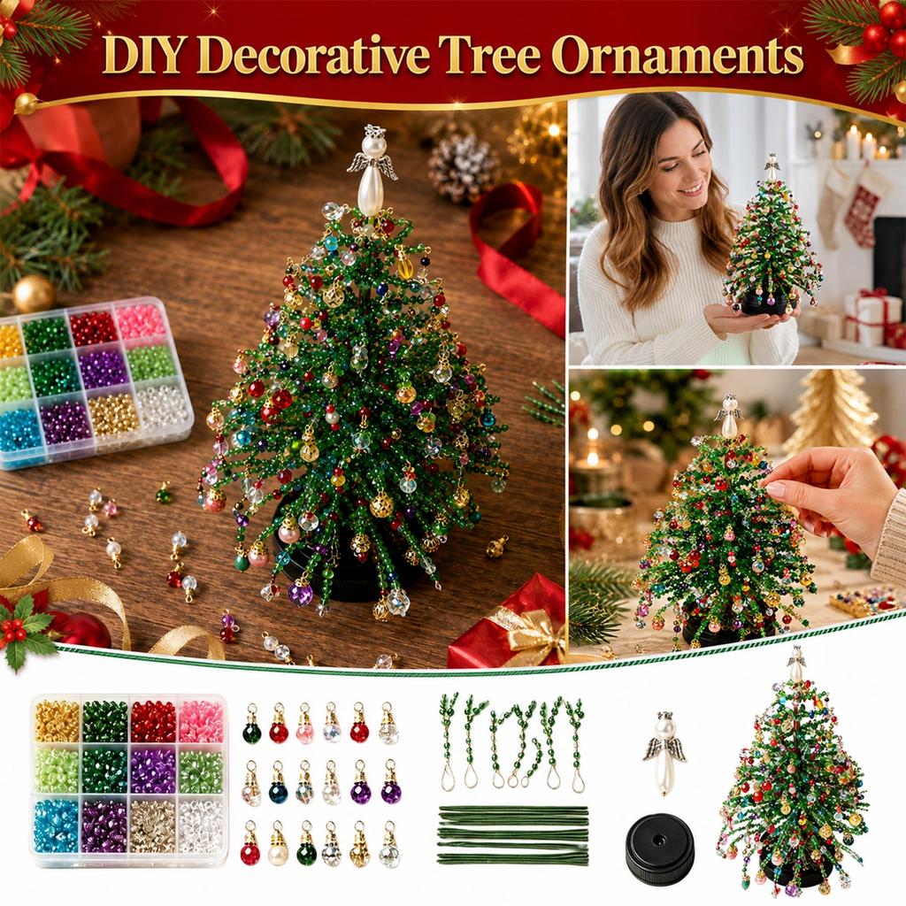DIY Christmas Tree Decorating Kit for Family Holiday Activities