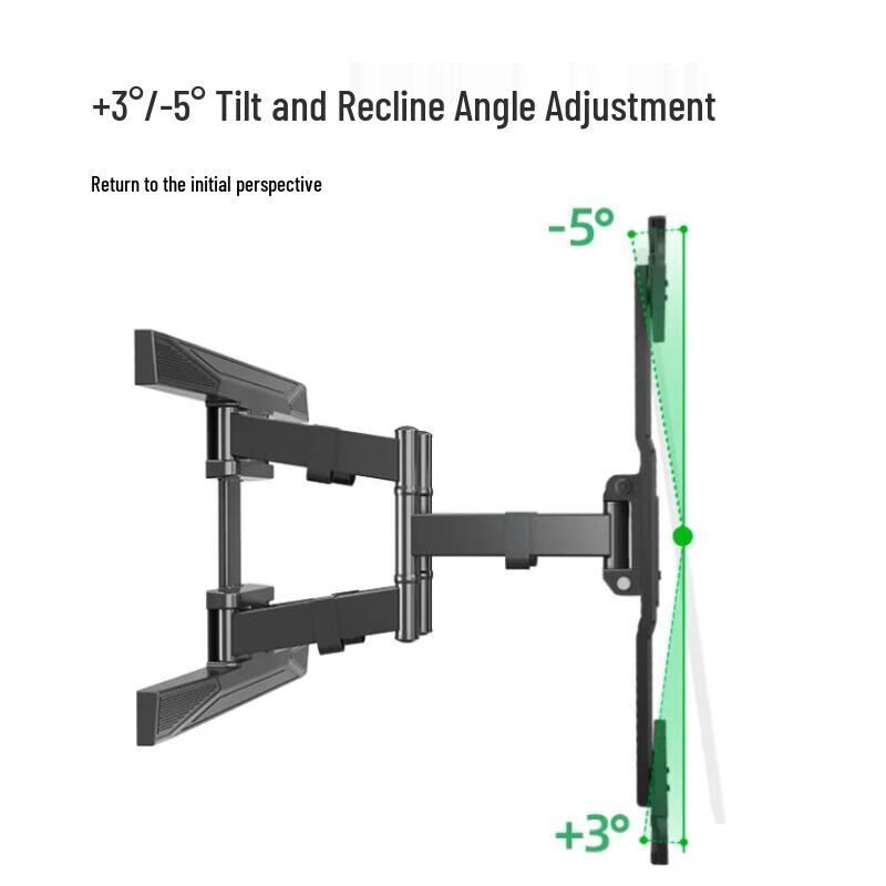 NORTH BAYOU P6 Ergonomic Full Motion TV Wall Mount