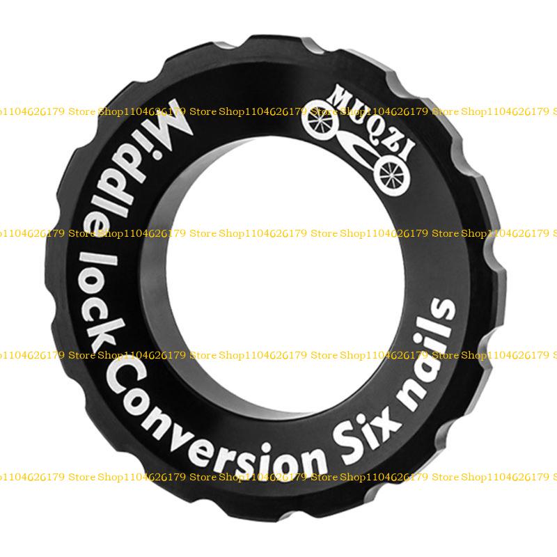 A1A2 9/12/15/20mm Bike Disc Brake Hubs Rotor Lockring Bike Centerlock Lock Lockring Rings Cover Bike Brake Rotor, Disc Center