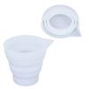 Measuring Cup Resin Molds DIY Container Candle Gypsum Epoxy Resin Casting Tool Folding Mixing Cup Silicone Mould Decor