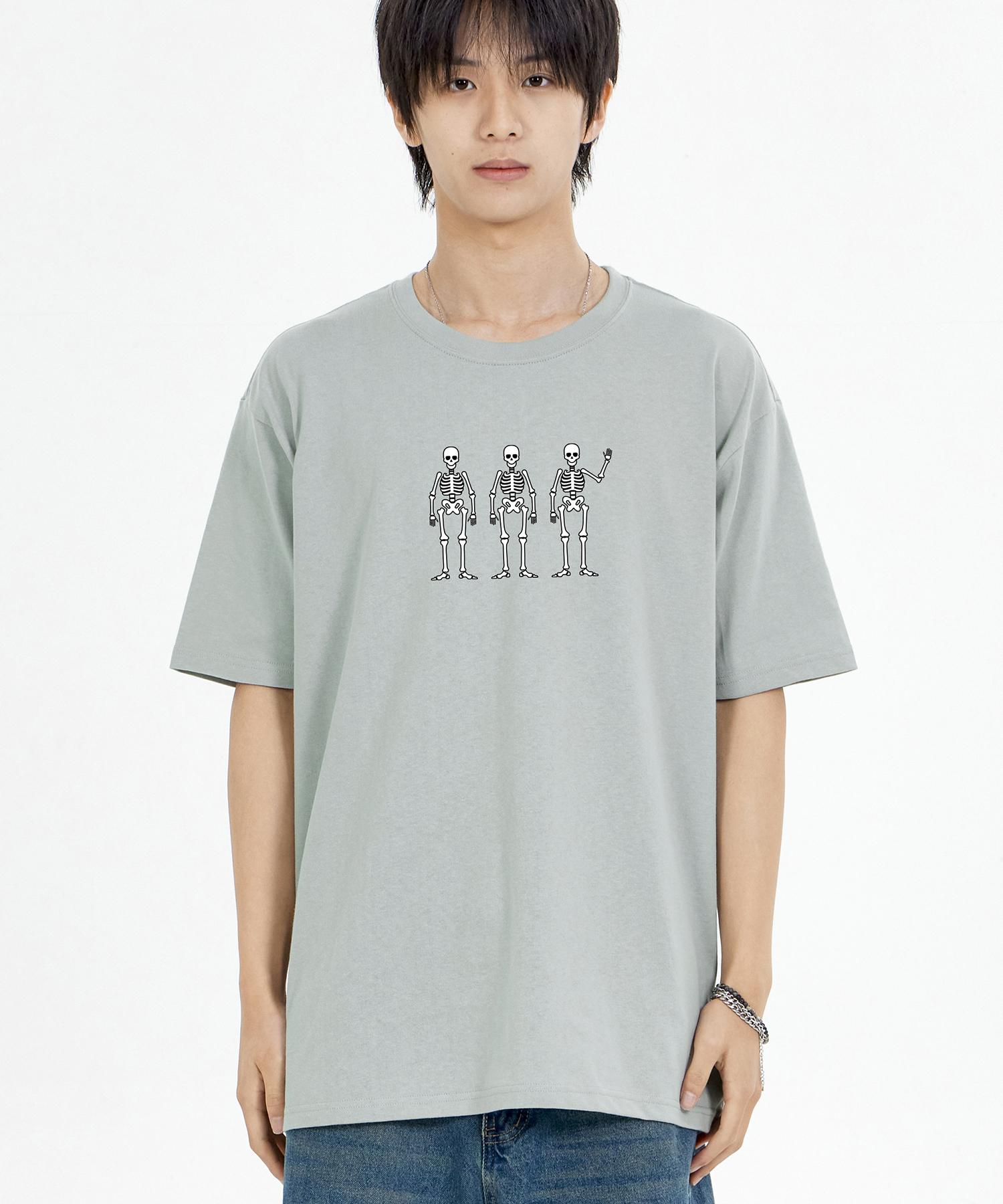 Biel Monster Skeleton Short Sleeve Tee Mint M