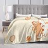 Süße Fuchs Flanelldecke Erwachsene Kind Gemütliche Bettwäsche Überwürfe Winter Schlafzimmer Tagesdecke Sofa Bettbezug