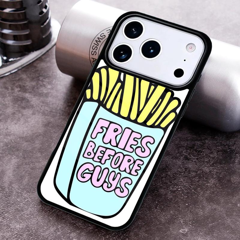 French Fries Before Guys Phone Case for iPhone 17 16 15 Pro Max Air 14 13 12 11 Plus Shockproof Cover