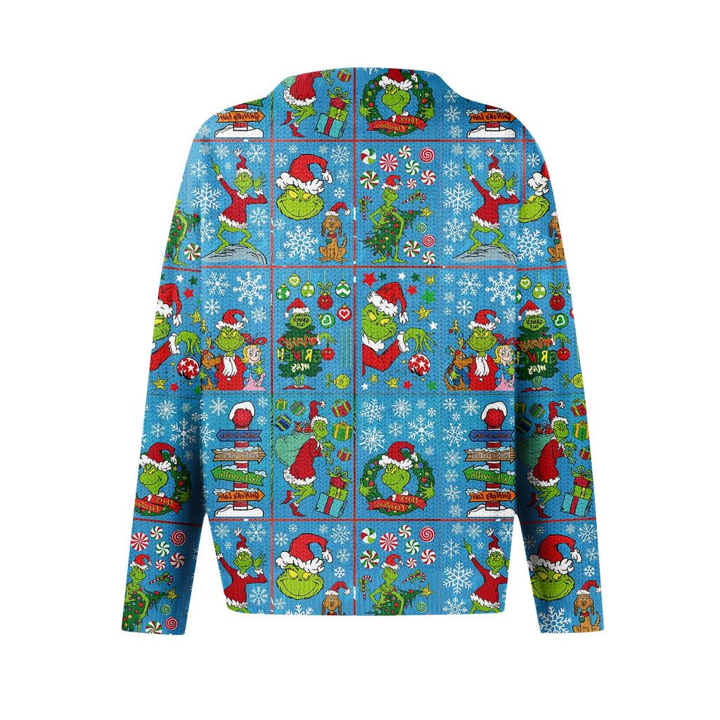 Women'S Christmas Sweater Cute Fun Christmas Sweater Fall And Winter Long Sleeve Knitted Sweater