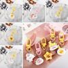 Cloud Star Cartoon Cloud Star Keyring Moon Pentagram Cute Cloud Blue Star Pendant  Female Lady Girl