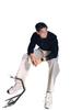 Hong Kong Style Men's Double-Pleated Pants - Designer-Look, High-Quality, Versatile Suit Pants with Straight, Wide Legs.