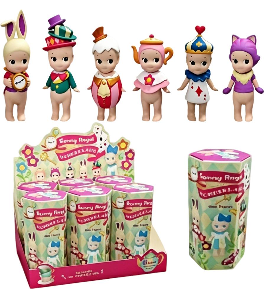 New Angel Figure  New York Series Cute Cake Mini Figurines Dolls Children's Birthday Gifts Ornament