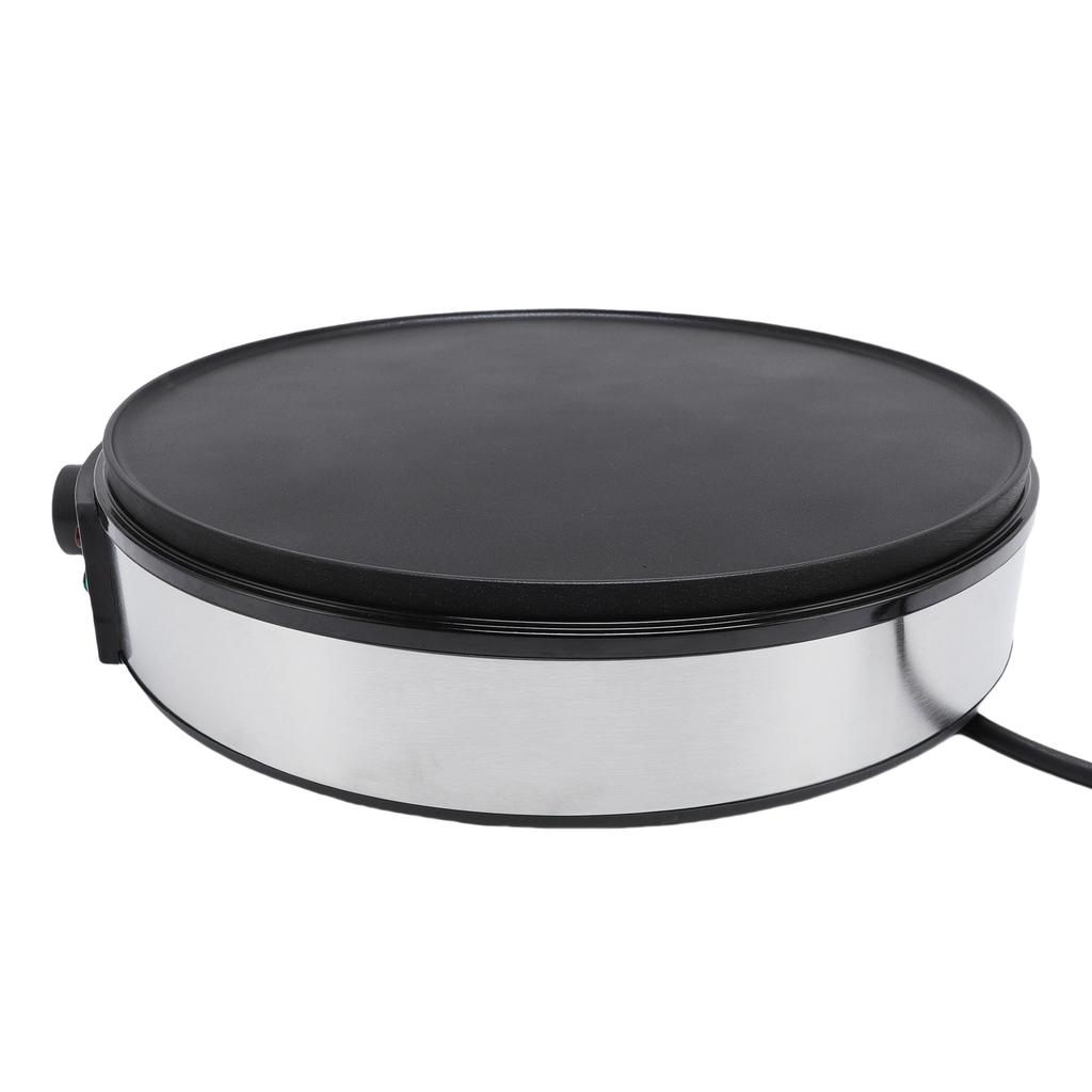 Electric Griddle Crepe Maker 11.8 Inch LED Indicators Adjustable Temperature Control Anti Stick