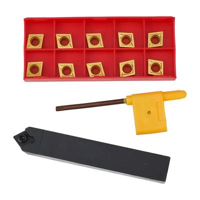 5/8 Lathe Turning Tool Holder 16mm SCMCN1616H09-80 + 10PC Carbide Insert CCMT09