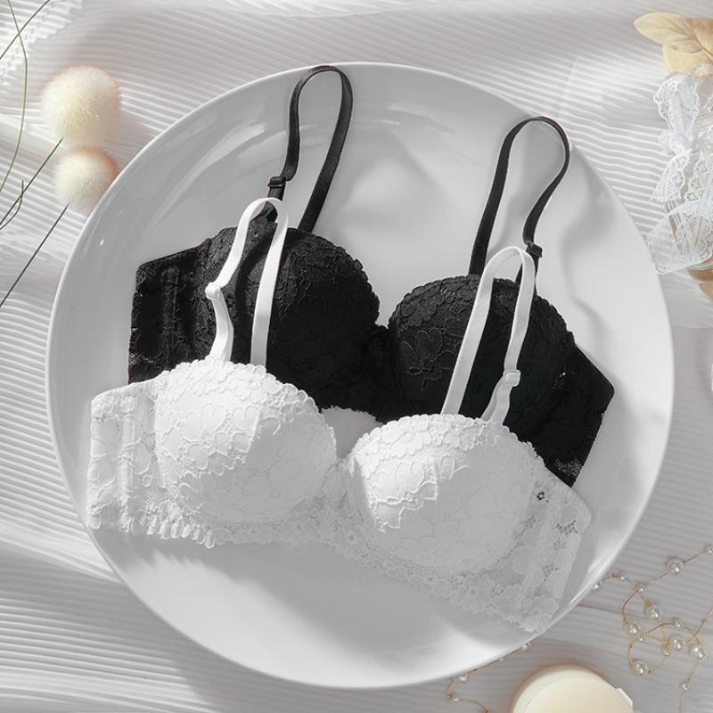 Lace Half Cup Push Up Bra White Girls Bra