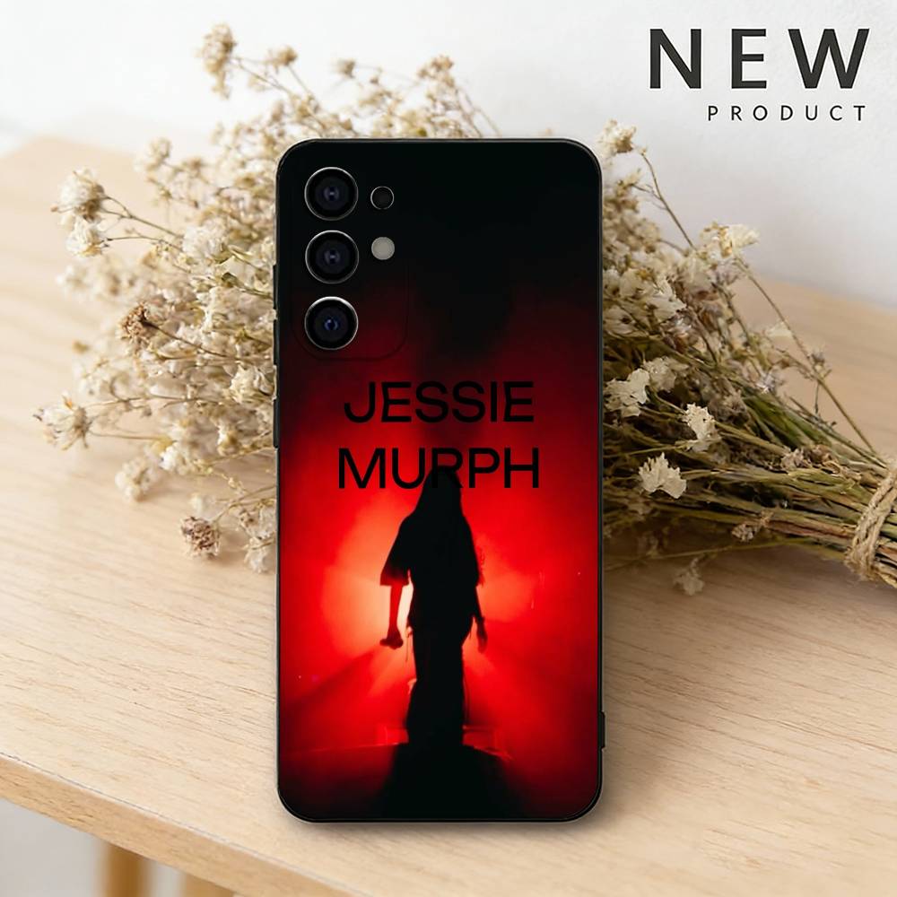 Singer J-Jessie Murph Phone Case For Samsung S26,25,24,23,22,30,21,10,9,Ultra,Plus,Lite Black Soft Case