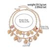 Metal Material Rhinestone Cross Choker Vintage Style Love Pendant Necklace  Women's Jewelry