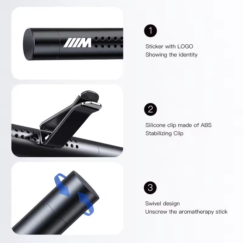 For BMW M E46 E90 E60 Car Vent Fragrance Diffuser Perfume Air Cleaner Interior Accessories For BMW E90 G80 M3 G30 M5 F82 F83 F20 F21 G42 F95 F96 G06 M