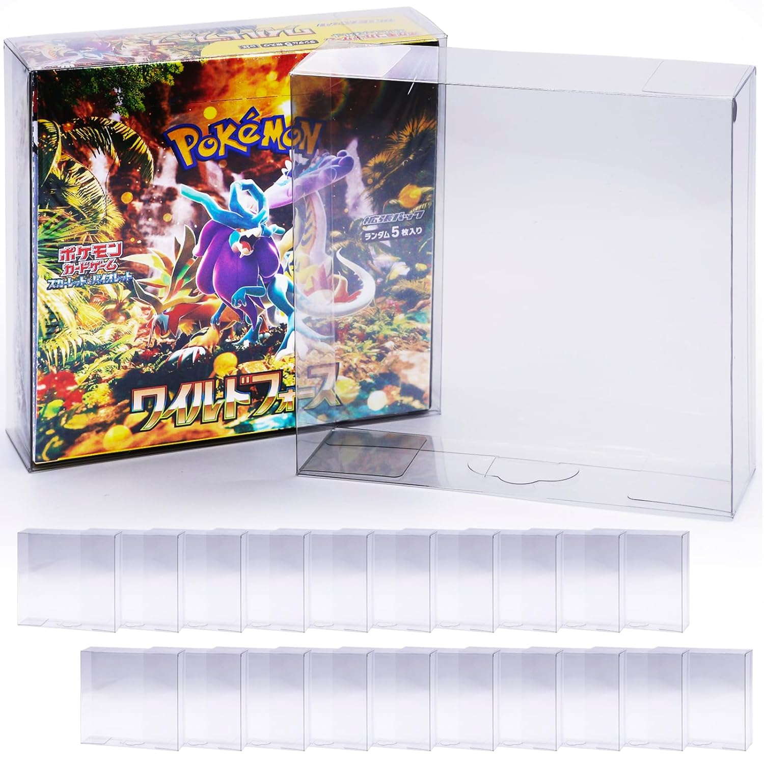 

Collector-developed Pokemon card box loader storage case 20 pieces UV cut semi-hard regular boxes.