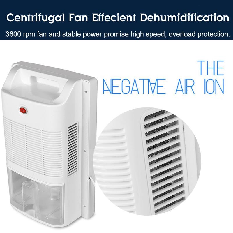 100W 2.5L Electric Dehumidifier Air Dryer Home Water Full Alarm Display Screen Moisture Absorber Cooling Air Dryer