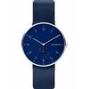 Skagen SKW6478 Men's Analog Quartz Watch with Leather Strap