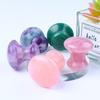 Natürliches Rosenquarz Gua Sha Schabmassagegerät Pilzform Kristall Guasha Stein Für Spa Entspannende Meditation Massagegerät
