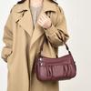 Stylish PU Shoulder Bag for Women Fashionable Crossbody Bag with Multiple Pockets Daily Use Tote Bag