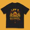 Lasst uns Halloween feiern Horror Böser Kürbis Gruselig Spukhaft Kinder T-Shirt