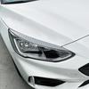 Anwendbar auf Ford Focus MK4 2019-2025 Autoscheinwerfer Licht Augenbraue Kohlefaser-Muster Autoaufkleber Außenzubehör