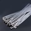 Multipurpose Self-Locking Metal Stainless Steel Cable Ties for Vehicles, Roof Cables, 7.9mm X 500mm