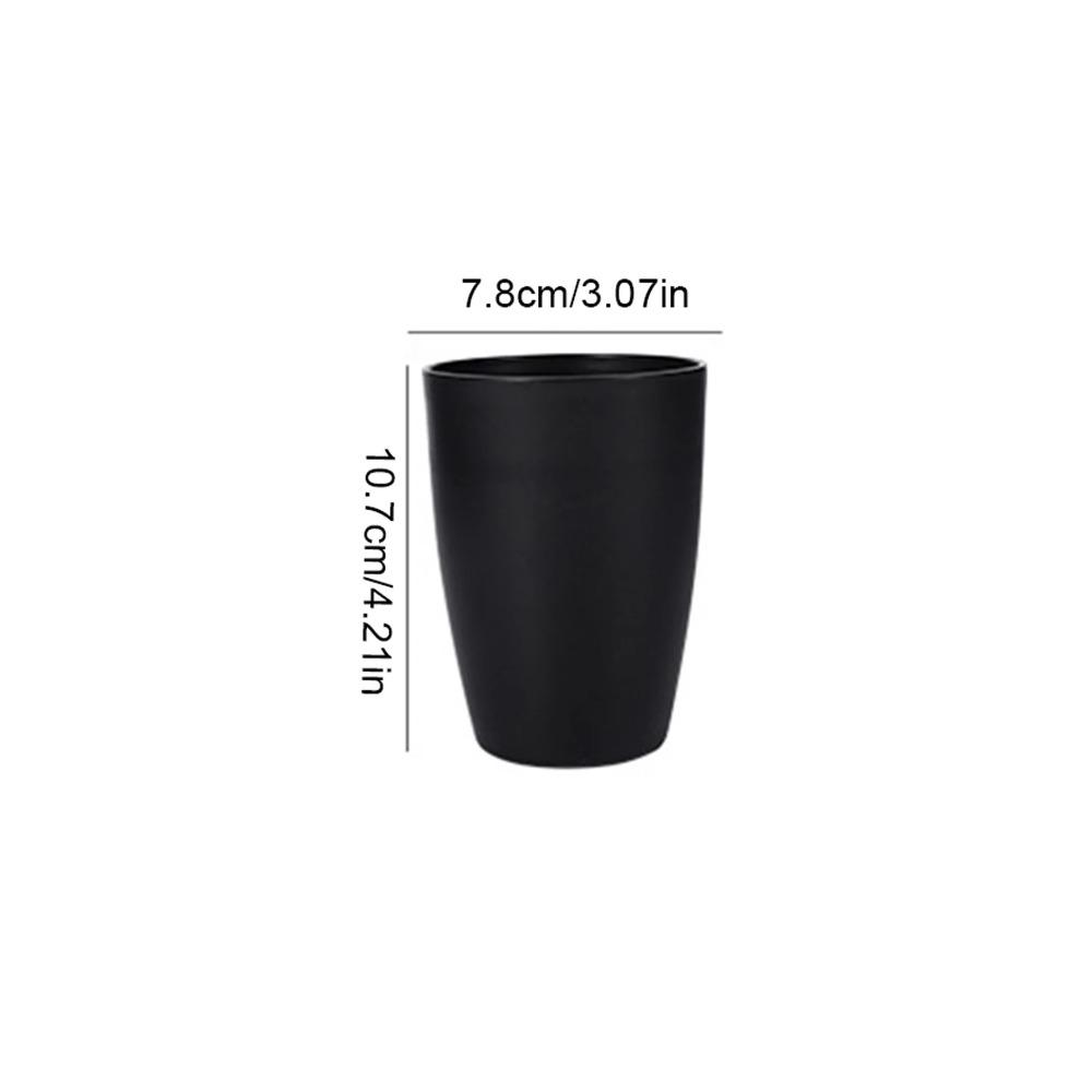 2/4/6pcs Grey Plastic Cup Reusable Suitable for Home Kitchen Restaurant Picnic Camping RV Drink Soda Milk Juice