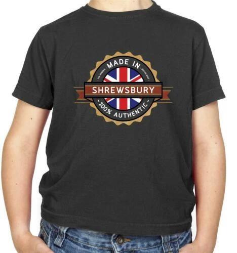 Made IN Shrewsbury T-Shirt - City - Hometown - Born IN - Shropshire - Gift 130