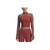 Camiseta de Punto Suave Cálida Manga Larga Mujer tops 6005980-688