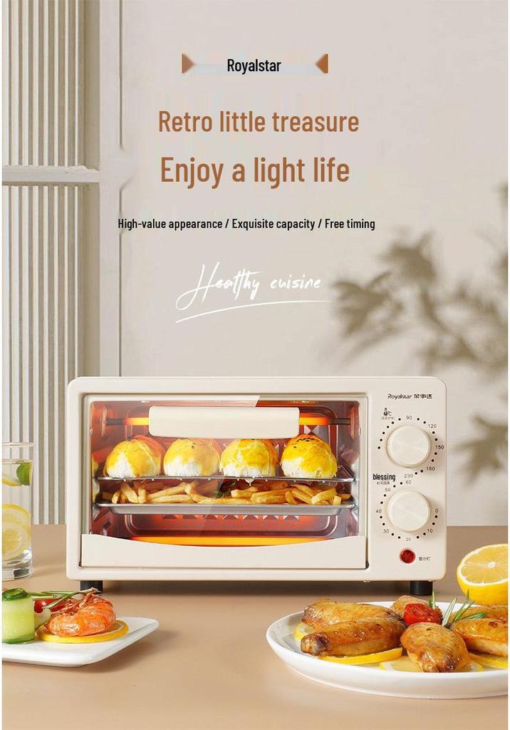 Rongshengda Small Multifunctional Double-Layer Electric Baking Oven Household Kitchen Appliance