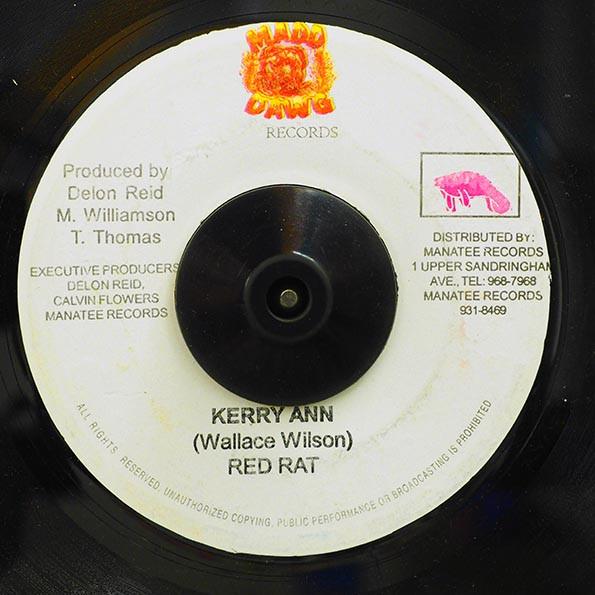 

7inch Record RED RAT - Kerry ann NONE Madd Dawg Recor Jamaica Reggae, Ska & Dub Used