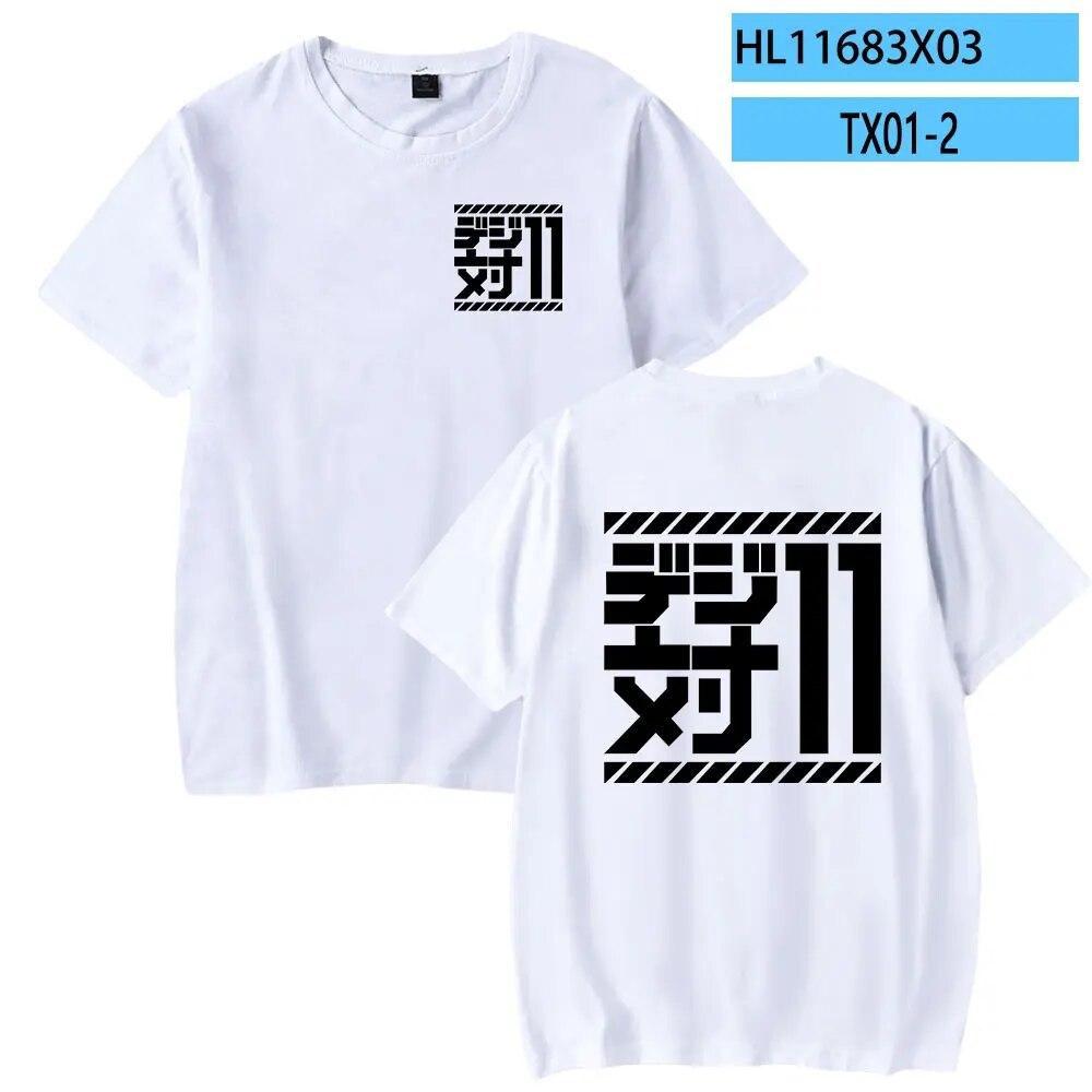 Digimon Adventure Anime 2023 Neues Digimon Seekers T-Shirt Crewneck Kurzarm T-Shirt Damen Unisex T-Shirt Harajuku Kleidung Unisex