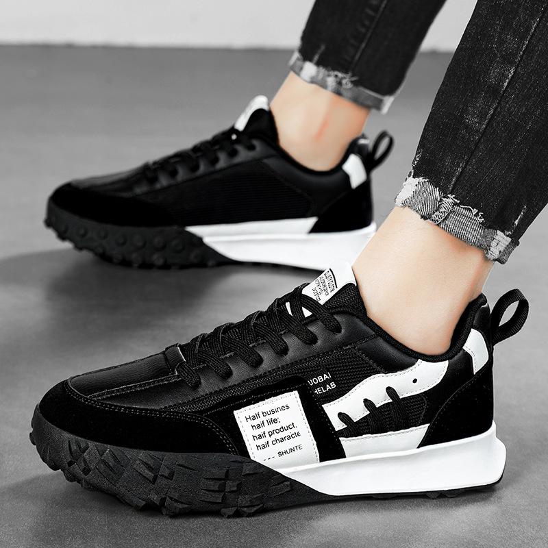 Men's shoes summer breathable 2025 new youth sports and leisure shoes non-slip wear-resistant mesh shoes Korean version trendy shoes men