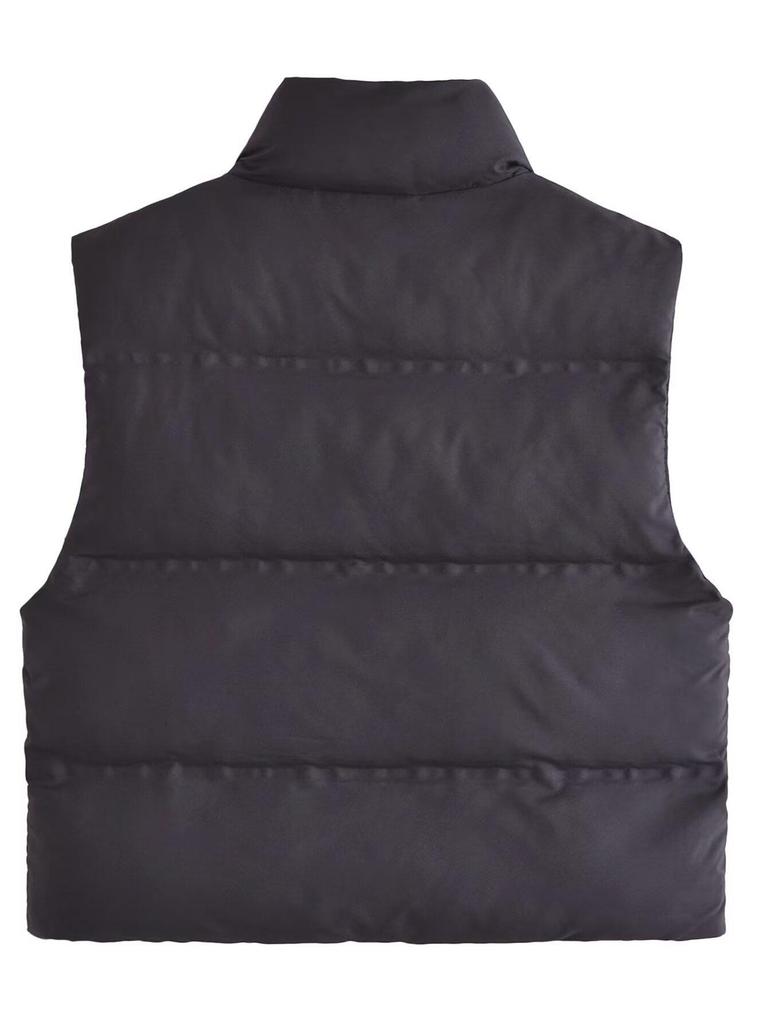 European-American Autumn/Winter Women's Casual Slim Fit Heat-Bonded Three-Color Vest