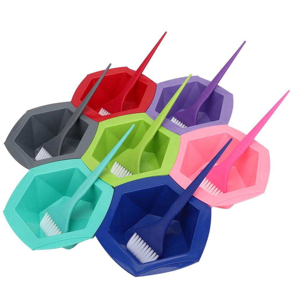 Complete Hair Dye Bowl Brush Set Practical Hairdressing Tools Set Applicator Brush Set For Salon