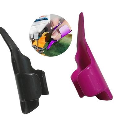 Sy Fingerthing Pusher Handskar Öppen Justerbar Design Tillbehör Enkel korsstygn Strykverktyg Presenter Protector