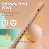 SUPVOX Children'S 6-Hole Wooden Flute, Beginner Wind Instrument for Kids, Easy To Play, Natural Wood Color, 7.67 Inches