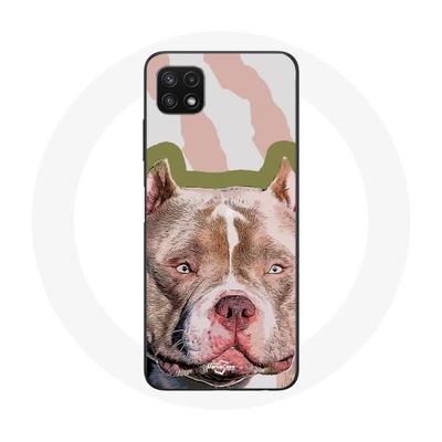 Hülle - Samsung - Galaxy A22 5G - Braun - Pitbull Hund - Flexibel