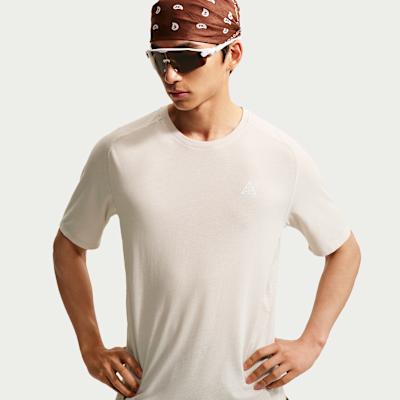 Nike ACG Running T Shirts Men s Light Earth Umber/Light Earth Umber/Mo S