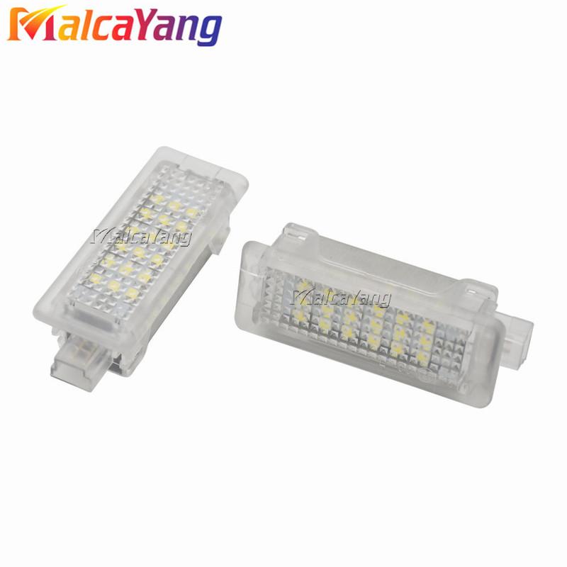 No Error For Mercedes Benz ML-Class W166 E-Class Couple C207 Cabriolet A207 LED License Plate Light Welcome Light Courtesy Lamp