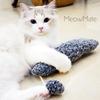 MeowMate Kick Toy for Fluffy Stress Reliever with Catnip 37cm Plush Toy Cats, Gray, [Large Size] Long,