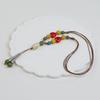 Senxin Chinese Beaded Light Luxury Ceramic Clavicle Chain Necklace Premium Ethnic Braided Rope Antique Accessories Butterfly Color